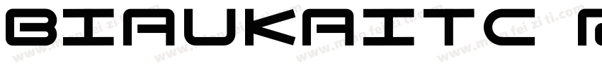 BiauKaiTC Regular字体转换